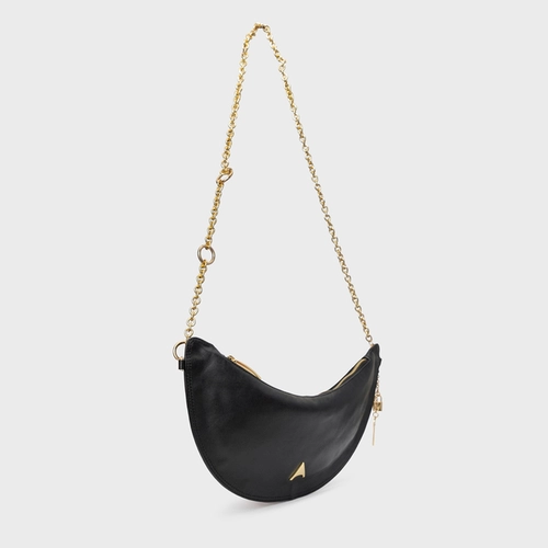 Bolsa Lucky Média Couro Preto