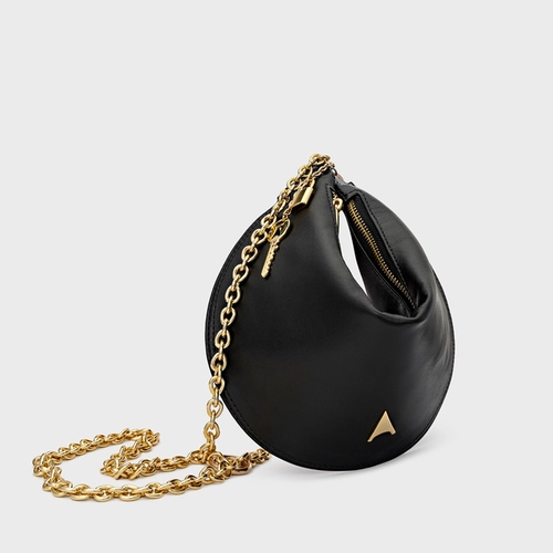 Bolsa Lucky Média Couro Preto