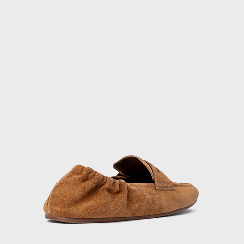 Loafer Ripple Icon Couro Suede Marrom Saddle
