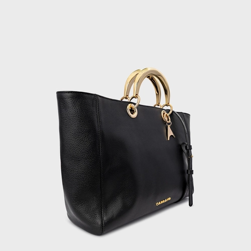 Bolsa Tote Dóris Grande Couro Preto