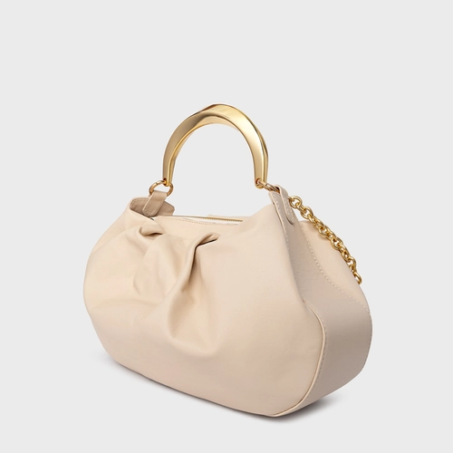 Bolsa Dream Média Couro Off White Cotton