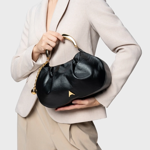 Bolsa Dream Média Couro Preto