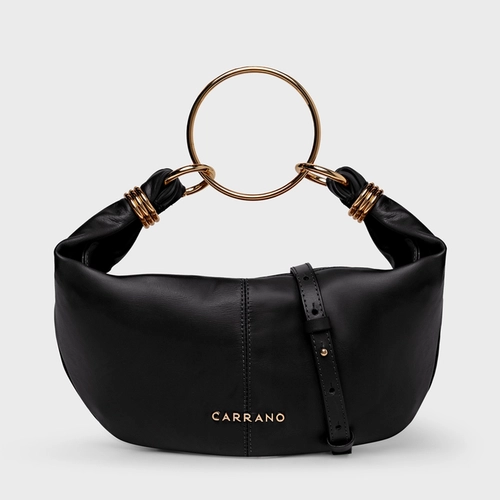 Bolsa Catherine Média Couro Preto