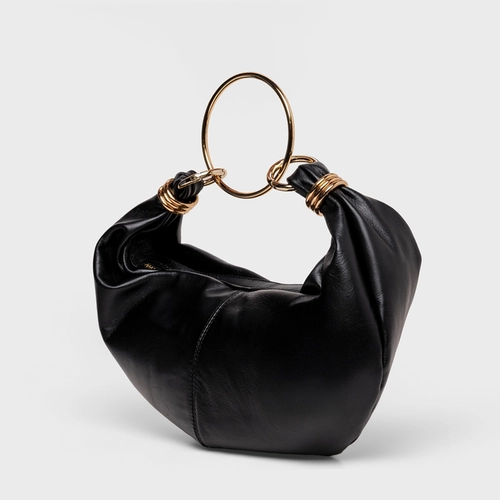 Bolsa Catherine Média Couro Preto