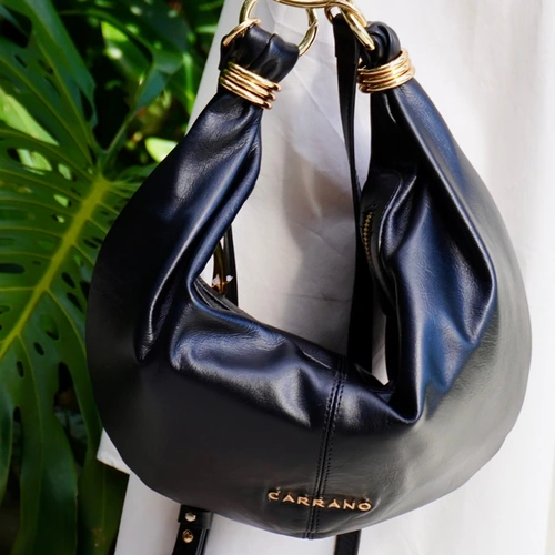 Bolsa Catherine Média Couro Preto