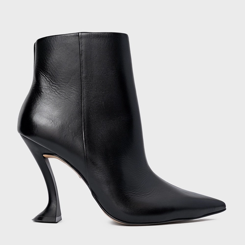 Bota Salto Silhoutte Couro Preto