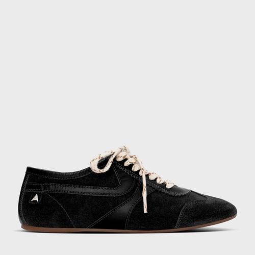 Tênis Low Couro Suede Preto