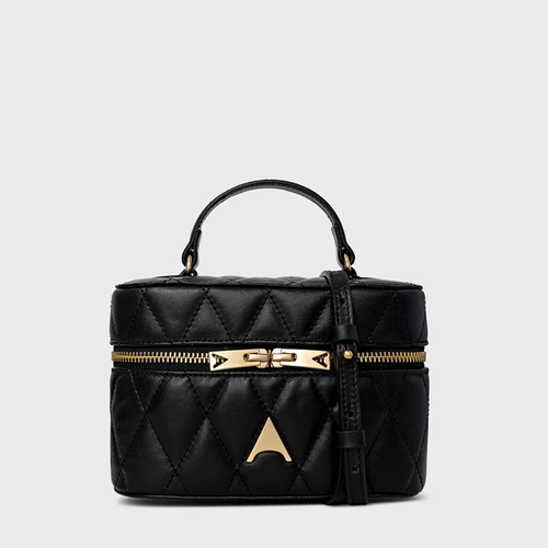 Bolsa Tiracolo Yumi Pequena Couro Preto