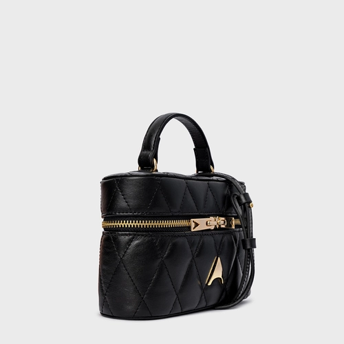 Bolsa Tiracolo Yumi Pequena Couro Preto