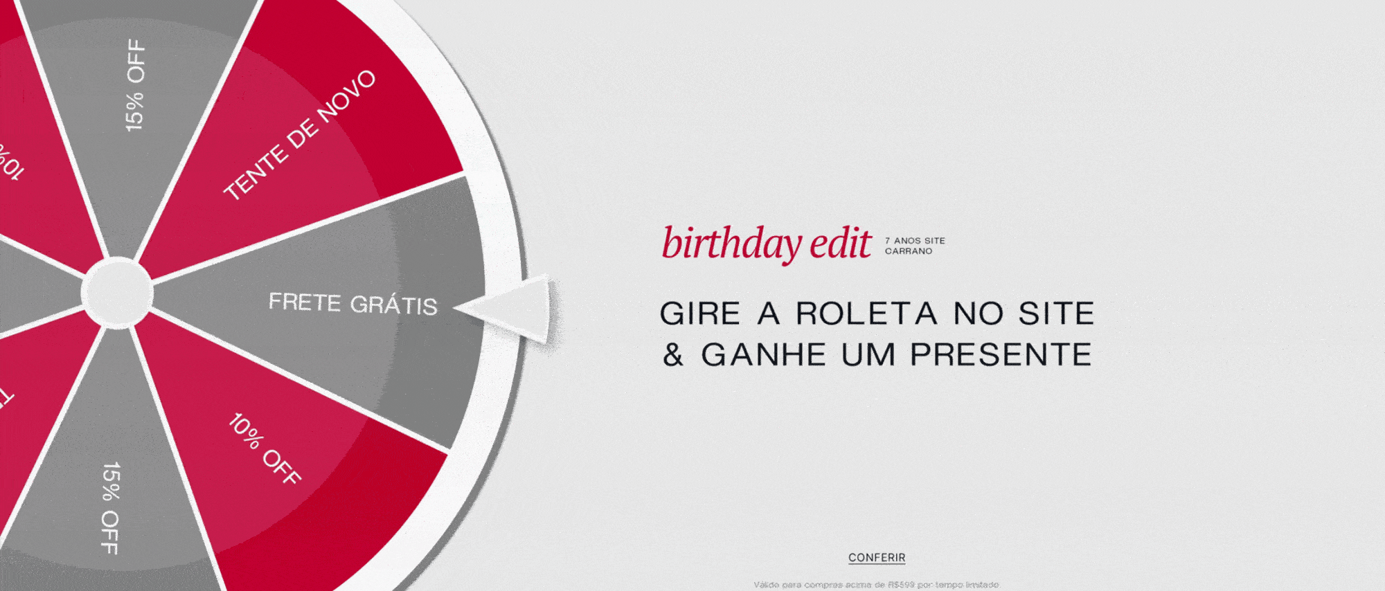 BIRTHDAY EDIT; GIRE A ROLETA E GANHE UM PRESENTE 