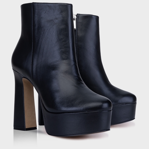 bota meia pata salto alto