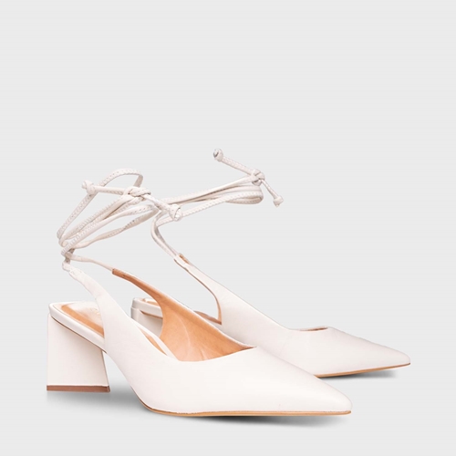 Scarpin Slingback Light Lace Up Salto 