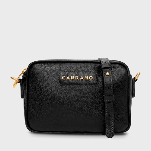 Bolsa Becca Tiracolo Média Couro Preto