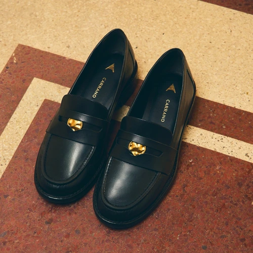 Loafer Coin Couro Preto