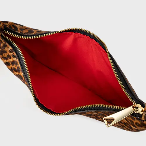 Bolsa Lucky Média Pelo Animal Print Honey