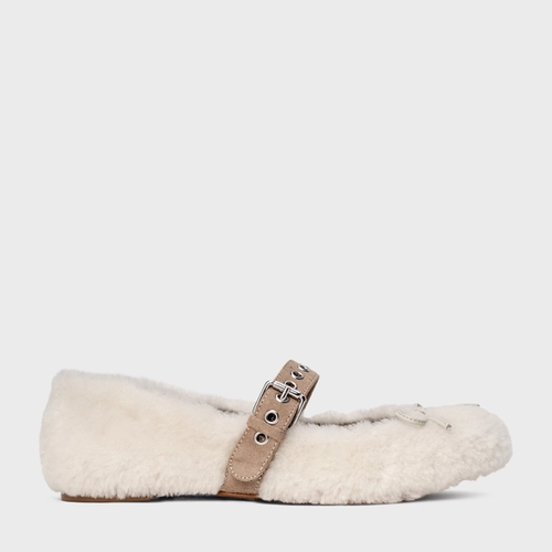Sapatilha Furry Off White Osso