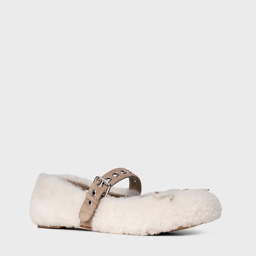 Sapatilha Furry Off White Osso