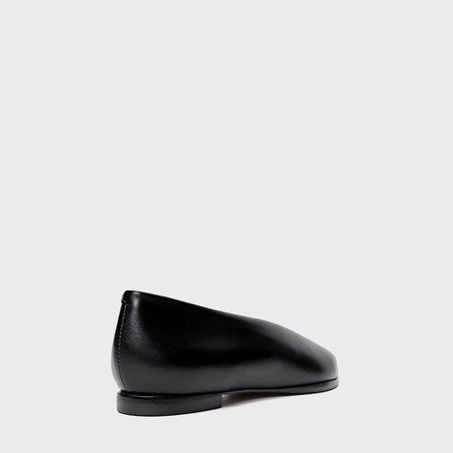 Sapatilha High Vamp Couro Preto
