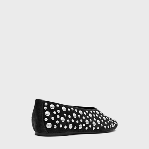 Sapatilha Balls Couro Suede Preto