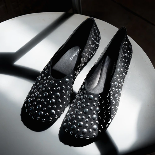 Sapatilha Balls Couro Suede Preto