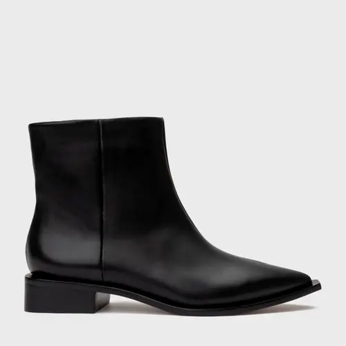 Bota Classic Bico Fino Couro Preto