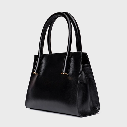 Bolsa Tote Beatrice Pequena Couro Trento Preto