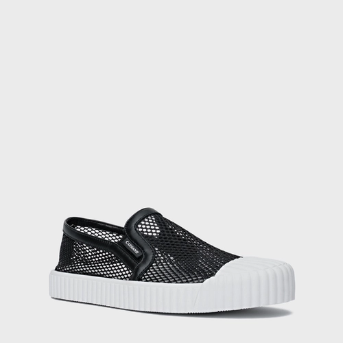 Tênis Kicks Slip On Tela Preto