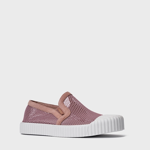 Tênis Kicks Slip On Tela Rosa Ballet