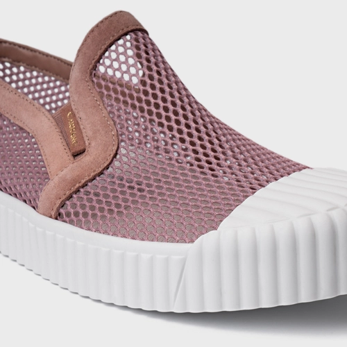Tênis Kicks Slip On Tela Rosa Ballet