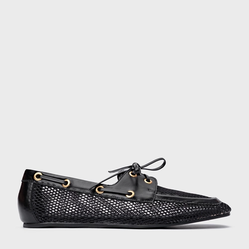 Loafer Slim Tela Preto