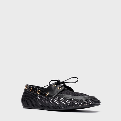 Loafer Slim Tela Preto