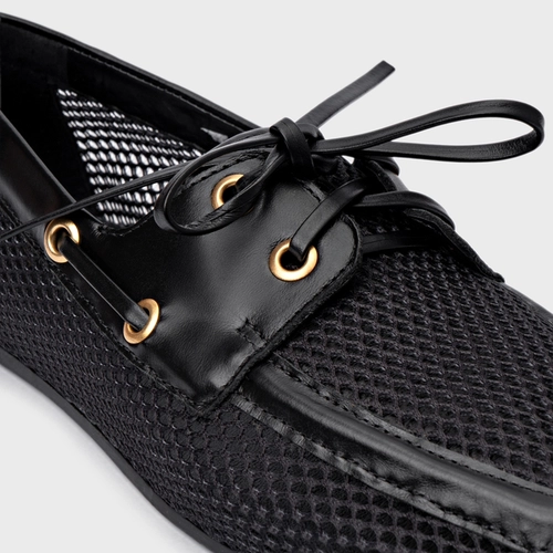 Loafer Slim Tela Preto