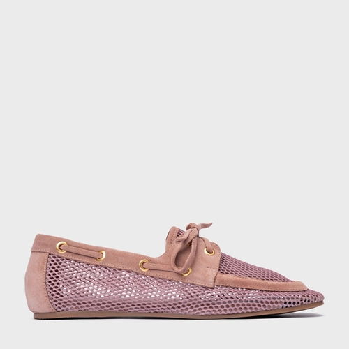 Loafer Slim Tela Rosa Ballet