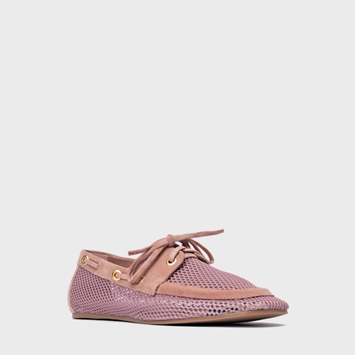 Loafer Slim Tela Rosa Ballet