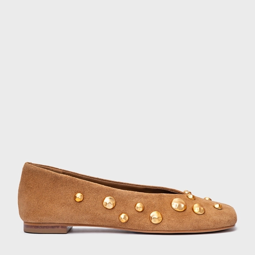 Sapatilha Balls Couro Suede Marrom Saddle