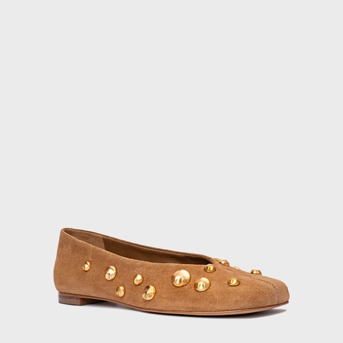 Sapatilha Balls Couro Suede Marrom Saddle