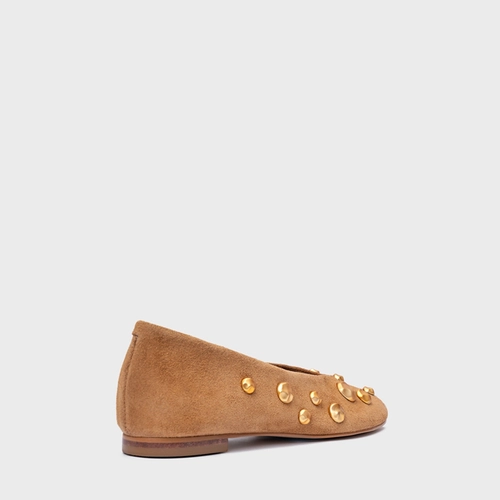 Sapatilha Balls Couro Suede Marrom Saddle