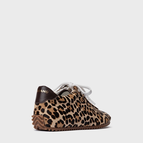 Tênis Pelo Animal Print Almond