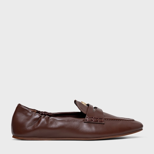 Loafer Ripple Icon Couro Marrom Ganache