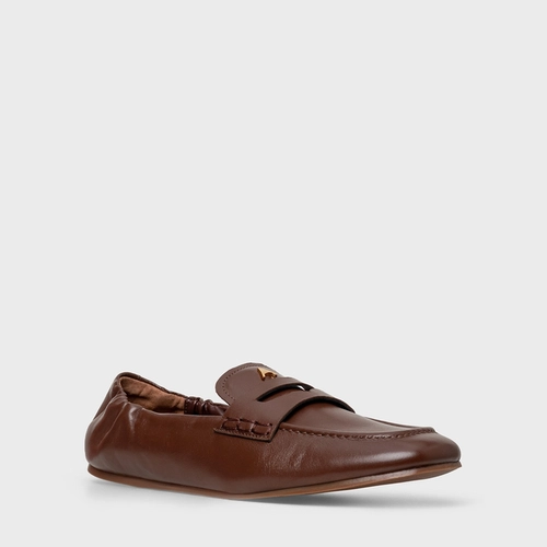 Loafer Ripple Icon Couro Marrom Ganache