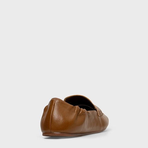 Loafer Ripple Icon Couro Marrom Gingerbread