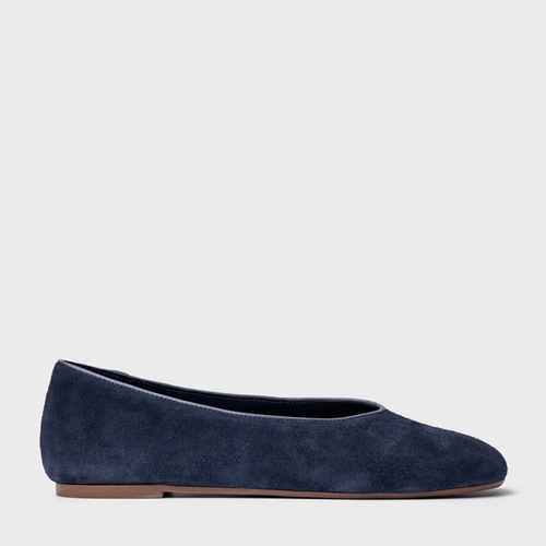 Sapatilha Essential Couro Suede Azul Navy