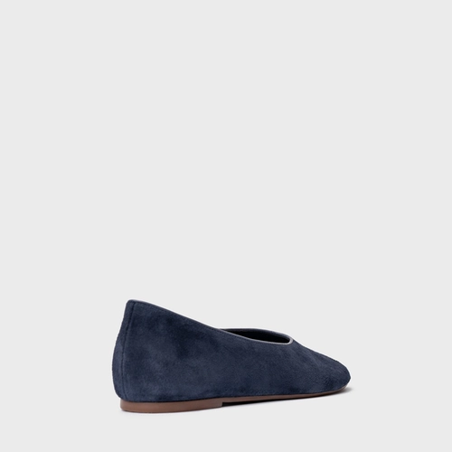 Sapatilha Essential Couro Suede Azul Navy