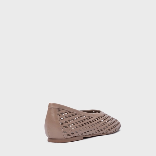 Sapatilha Breeze Couro Bege Beaver