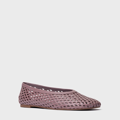 Sapatilha Breeze Couro Roxo Dusty Mauve