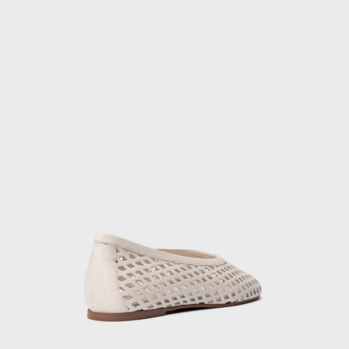 Sapatilha Breeze Couro Off White Vanilla