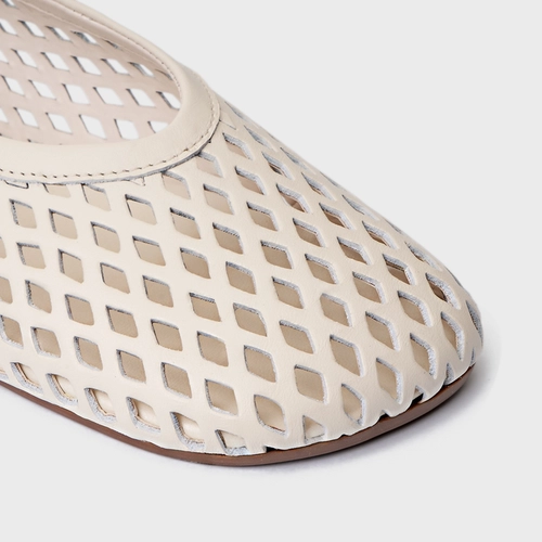 Sapatilha Breeze Couro Off White Vanilla