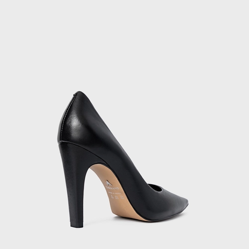 Scarpin Gio Salto Fino Couro Preto