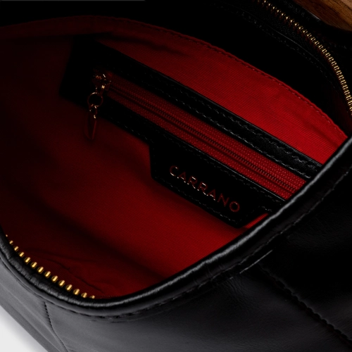 Bolsa Greta Média Couro Preto