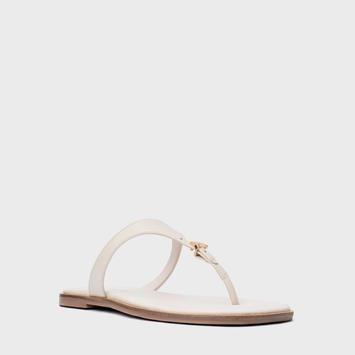 Rasteira Minimal Icon Couro Off White Vanilla